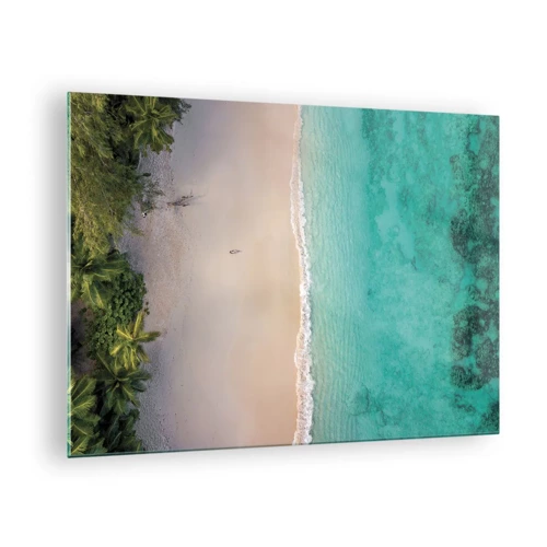 Glass picture - Paradise Beach - 70x50 cm