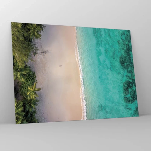 Glass picture - Paradise Beach - 70x50 cm