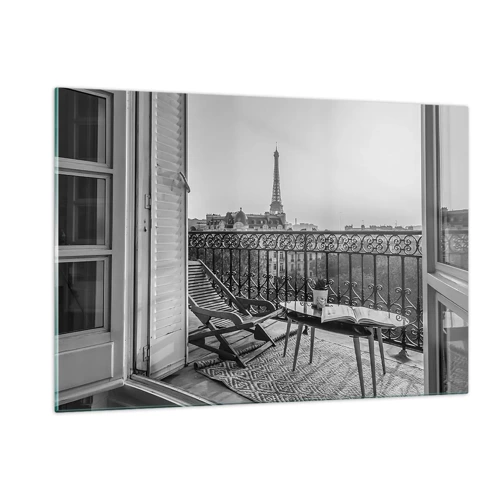 Glass picture - Parisian Afternoon - 120x80 cm
