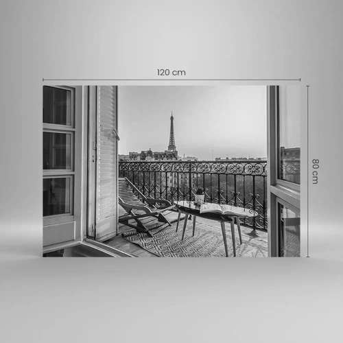 Glass picture - Parisian Afternoon - 120x80 cm