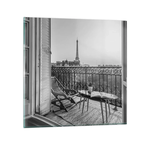 Glass picture - Parisian Afternoon - 30x30 cm