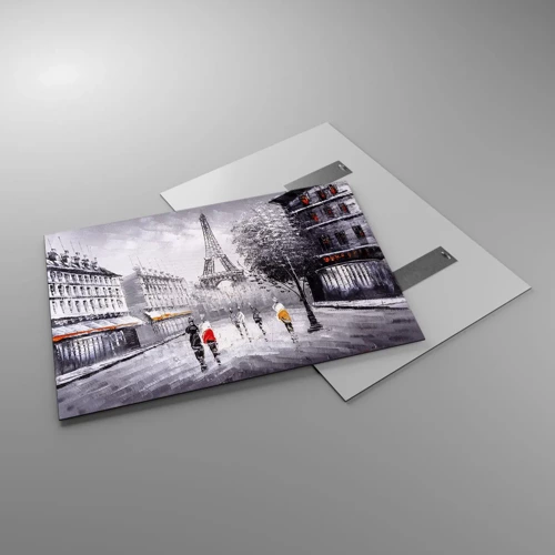 Glass picture - Parisian Walk - 100x70 cm