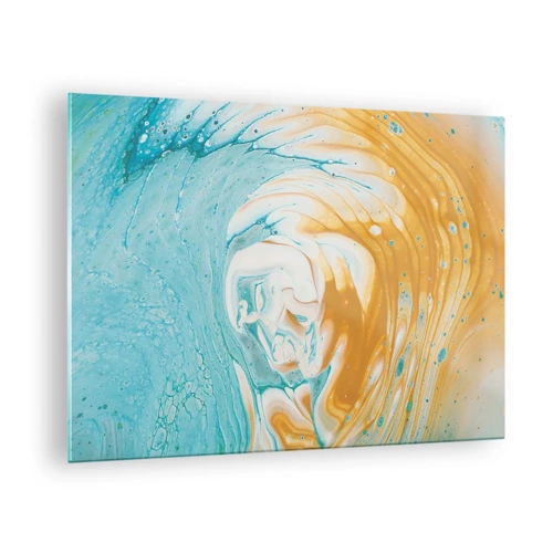 Glass picture - Pastel Swirl - 70x50 cm