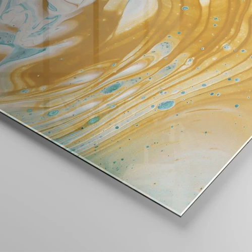 Glass picture - Pastel Swirl - 90x30 cm