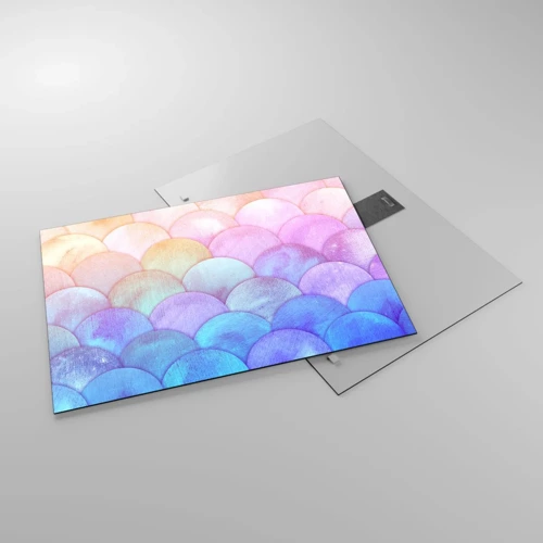 Glass picture - Pearl Scale - 70x50 cm