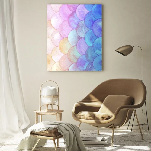 Glass picture - Pearl Scale - 80x120 cm