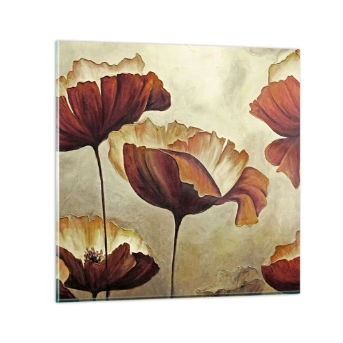 Glass picture - Piece of Meadow - 70x70 cm