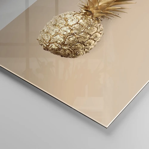 Glass picture - Pineapple for Us - 70x50 cm