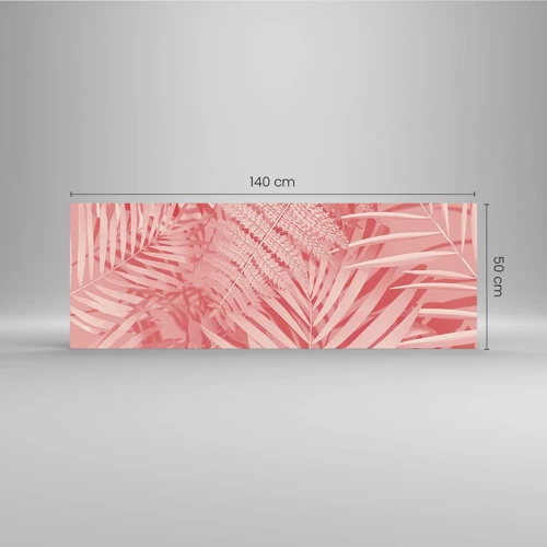 Glass picture - Pink Concept - 140x50 cm