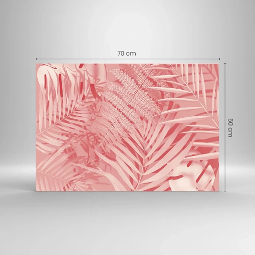 Glass picture - Pink Concept - 70x50 cm