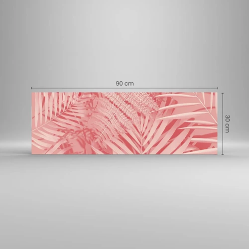 Glass picture - Pink Concept - 90x30 cm