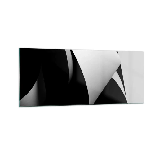 Glass picture - Planes of Light Emerging from the Shadow - 100x40 cm