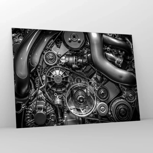 Glass picture - Poetry of Mechanics - 100x70 cm