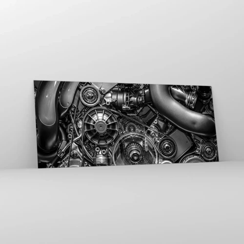 Glass picture - Poetry of Mechanics - 120x50 cm