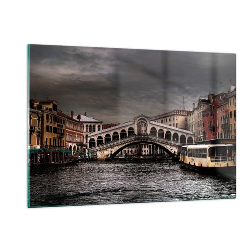Glass picture - Promise of a Venetian Evening - 120x80 cm