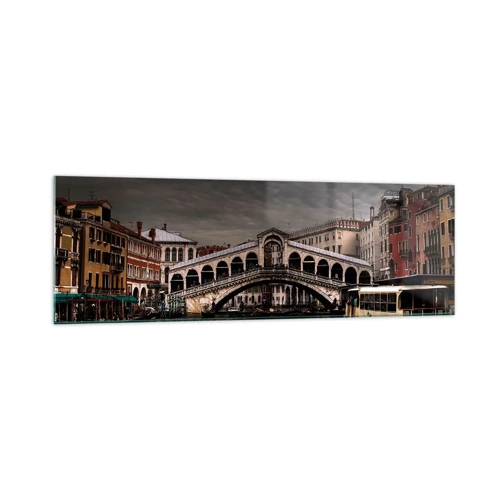 Glass picture - Promise of a Venetian Evening - 160x50 cm