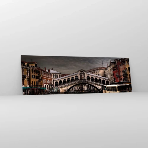 Glass picture - Promise of a Venetian Evening - 160x50 cm