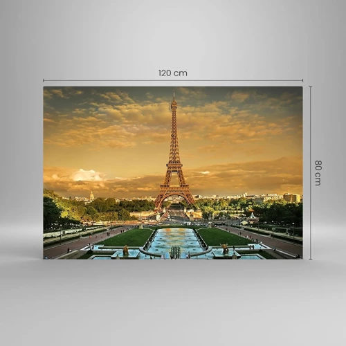 Glass picture - Queen of Paris - 120x80 cm