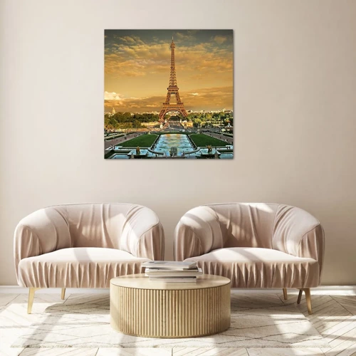 Glass picture - Queen of Paris - 40x40 cm