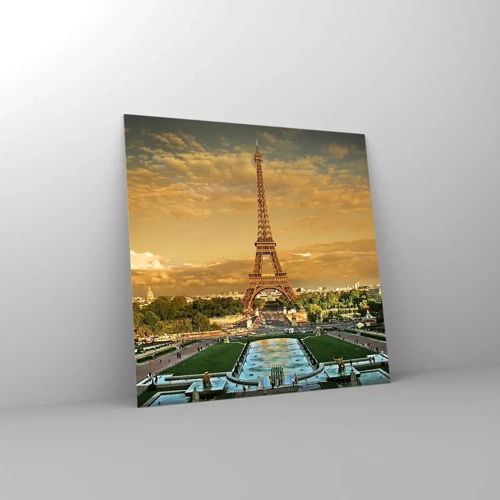 Glass picture - Queen of Paris - 60x60 cm