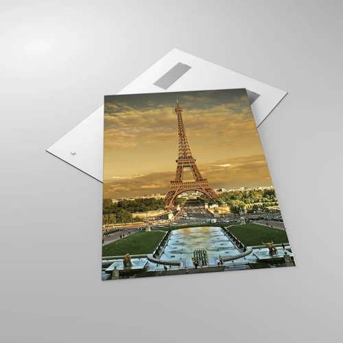 Glass picture - Queen of Paris - 70x100 cm