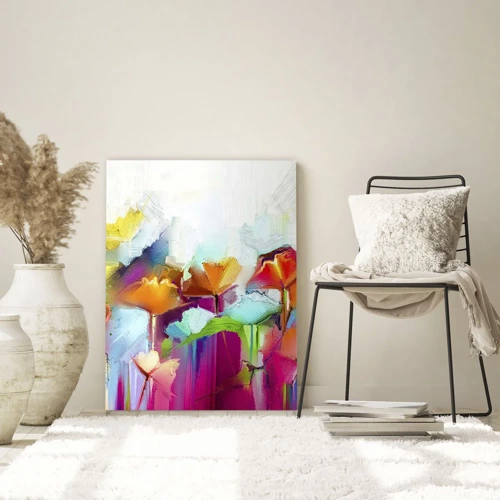 Glass picture - Rainbow Has Bloomed - 70x100 cm