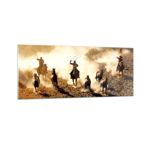 Glass picture - Really Wild West - 100x40 cm