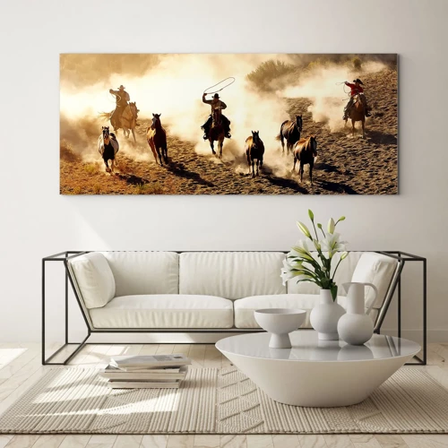 Glass picture - Really Wild West - 100x40 cm