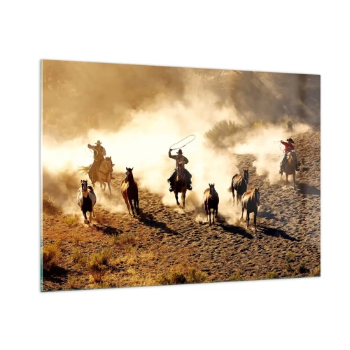 Glass picture - Really Wild West - 100x70 cm