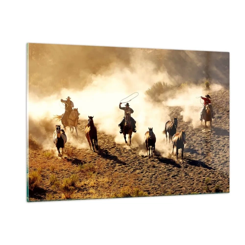 Glass picture - Really Wild West - 120x80 cm