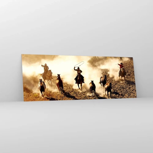 Glass picture - Really Wild West - 140x50 cm