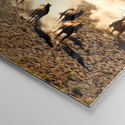 Glass picture - Really Wild West - 140x50 cm