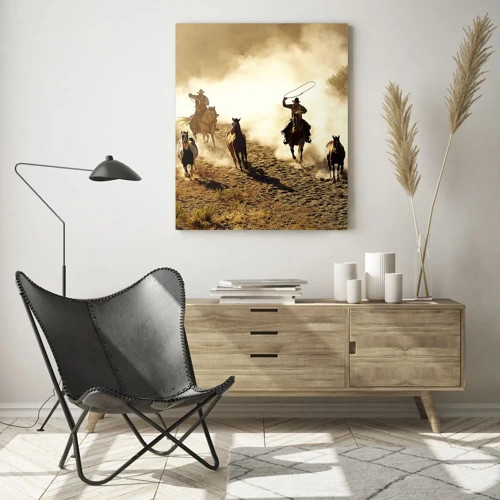 Glass picture - Really Wild West - 50x70 cm