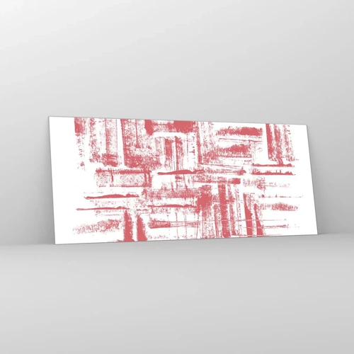 Glass picture - Red City - 120x50 cm
