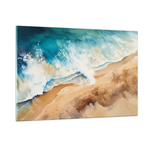 Glass picture - Returning Wave - 120x80 cm