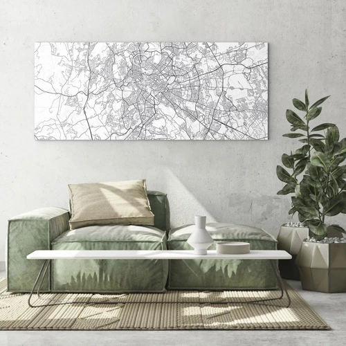 Glass picture - Roman Circle - 160x50 cm