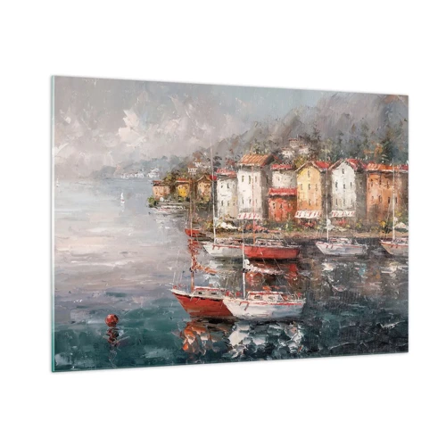 Glass picture - Romantic Marina - 100x70 cm