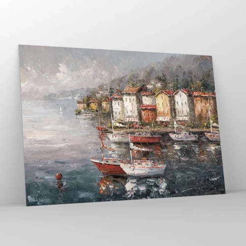 Glass picture - Romantic Marina - 100x70 cm