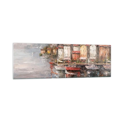 Glass picture - Romantic Marina - 160x50 cm