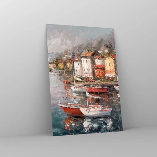 Glass picture - Romantic Marina - 70x100 cm