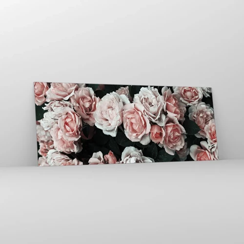 Glass picture - Rose Ensemble - 100x40 cm