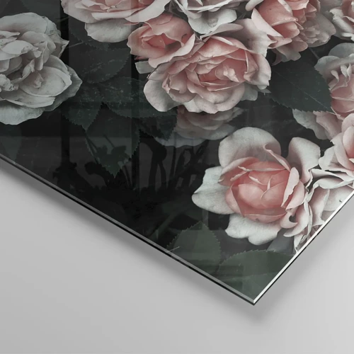 Glass picture - Rose Ensemble - 100x70 cm