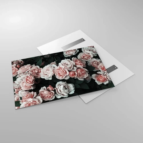 Glass picture - Rose Ensemble - 120x80 cm