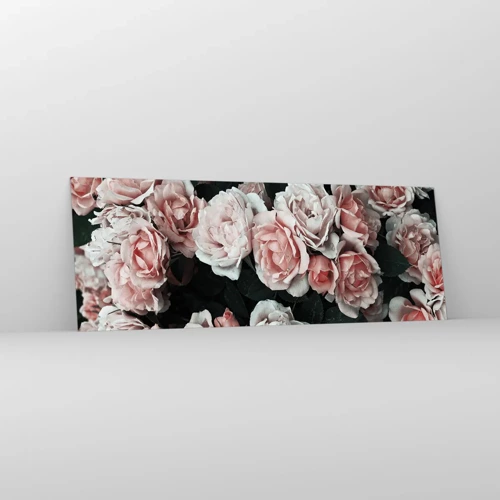 Glass picture - Rose Ensemble - 140x50 cm