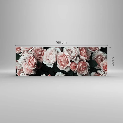 Glass picture - Rose Ensemble - 160x50 cm