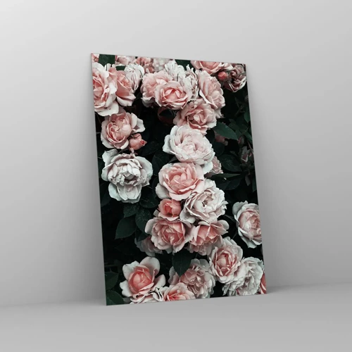 Glass picture - Rose Ensemble - 50x70 cm