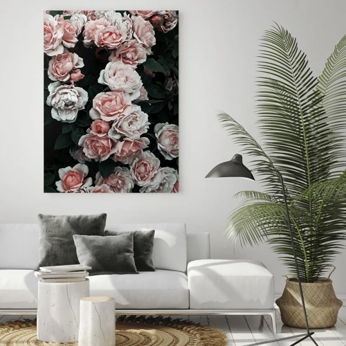 Glass picture - Rose Ensemble - 50x70 cm