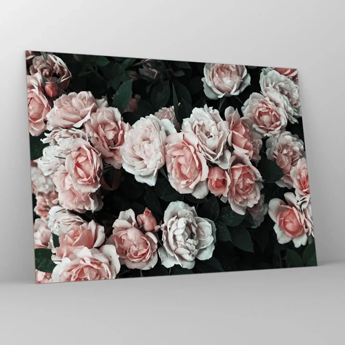 Glass picture - Rose Ensemble - 70x50 cm