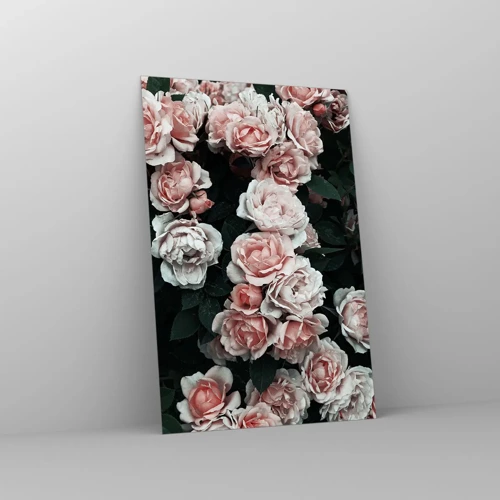 Glass picture - Rose Ensemble - 80x120 cm