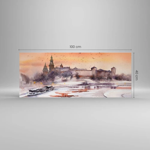 Glass picture - Royal Sunset - 100x40 cm